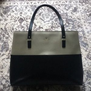 Kate Spade Classic Cream and Black Work Bag